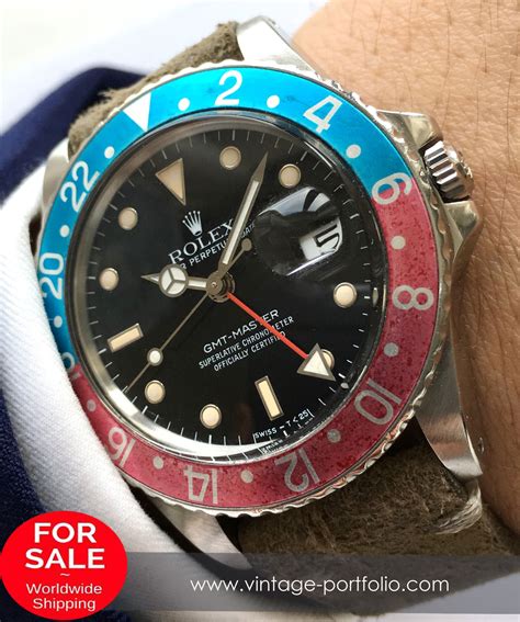 1975 rolex gmt master pepsi vintage wih box price|Rolex GMT Master 1675 for sale .